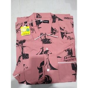 Brownstone, Chess Piece Club Collar Shirt, BRWN-TOPS-CHESS_PIECE CLUB_COLLAR_ROS